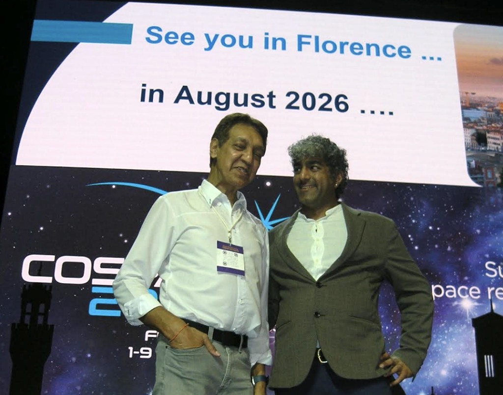 Keval Dattani - Founder Space Power Ltd with Gurbir Singh